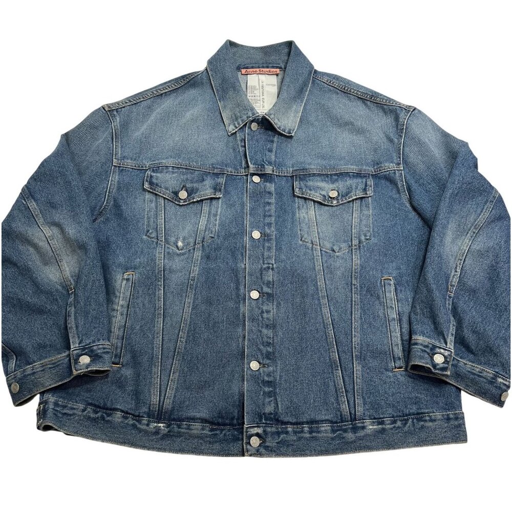 Acne Studios Oversized Denim Jacket Style OUTW000013 in Blue